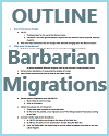 The Barbarian Invasions: The Migration Period in Europe, 300-700 C.E. - Printable Outline