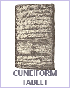 Cuneiform tablet. 