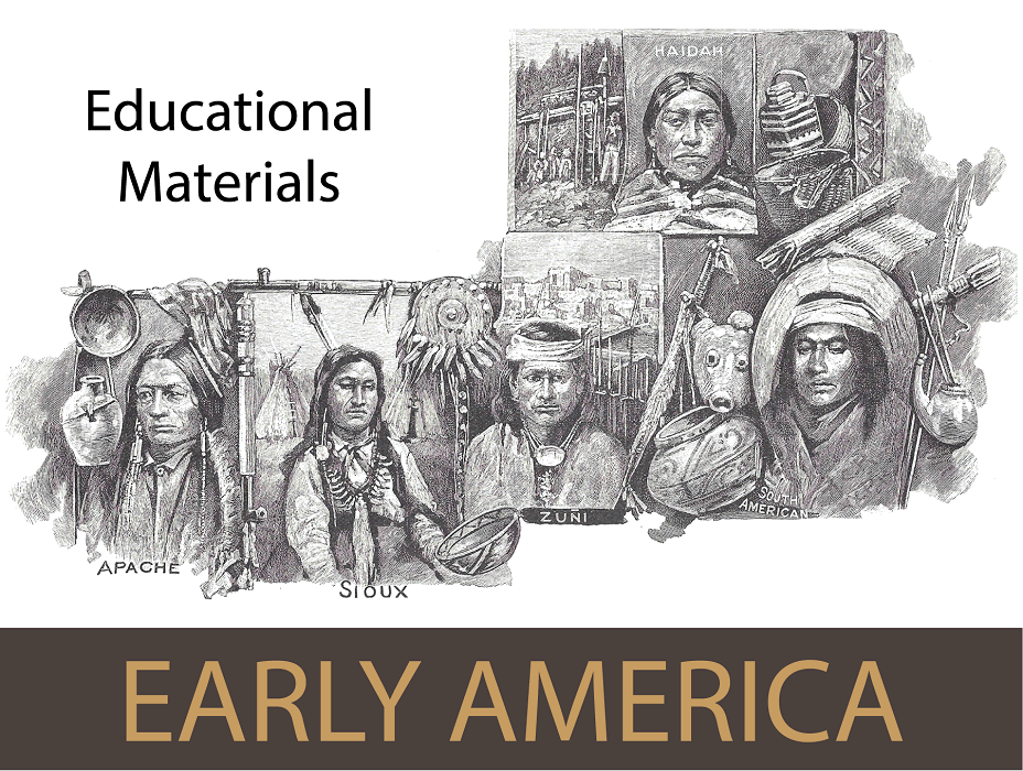 Early America - Free educational materials, including worksheets and workbooks, for high school American History students.