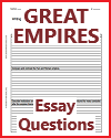 Great Empires Essay Questions