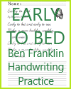 Early to Bed by Ben Franklin
