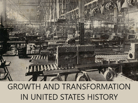 Growth and Transformation - Free teaching materials on industrialization for United States History students.