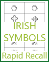 Irish Symbols Memory-style Printable Card Game