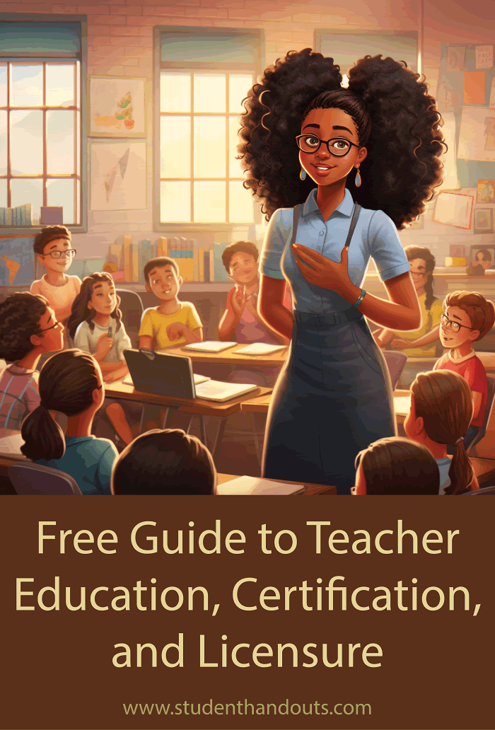 How do I become a teacher? Teaching Standards and Certification - Information on teacher education, certification, and licensure.