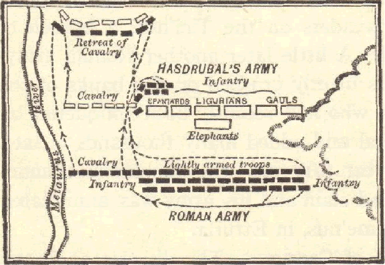 Battle of Metaurus (June 22, 207 BC)