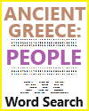 Word Search Puzzle - The Glory That Was Greece - Major Greek People