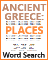 Ancient Greek Places Word Search Puzzle