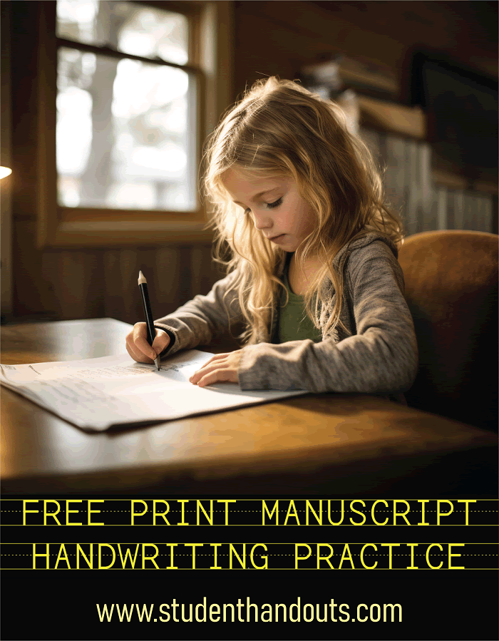 Print Manuscript Writing Worksheets - The perfect free printables to help young writers master their print manuscript handwriting skills. Whether you are getting ready for kindergarten, or supplementing ELA class with students in grades K-3, these free printable print manuscript handwriting sheets guarantee writing success.