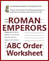 ABC Order: Ancient Roman Emperors