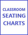 Printable Classroom Seating Charts: For a substitute teacher, knowing where each student sits is the beginning of proper classroom management. Choose from an assortment of common classroom layouts.