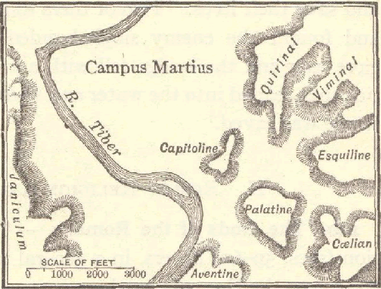 Seven Hills of Ancient Rome