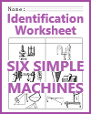 Six Simple Machines Identification Worksheet
