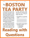 Boston Tea Party Reading with Questions