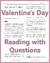 History and Customs of Valentine's Day Reading with Questions