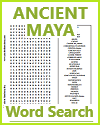 Mayan Civilization Word Search Puzzle