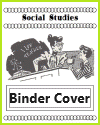 Social Studies Binder Cover with Spine Label