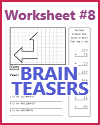 Brain Teasers Worksheet with Answers for Kids VIII