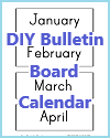 DIY Bulletin Board Calendar