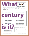 What century is it? Worksheet