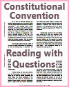 Constitutional Convention Reading with Questions
