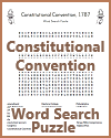 Constitutional Convention Word Search Puzzle