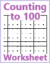 Counting to 100 Grid Worksheet