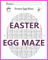 Easter Egg Puzzle Maze