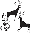 elk hunting cave art