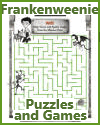 Frankenweenie Free Printable Puzzles and Games for Kids