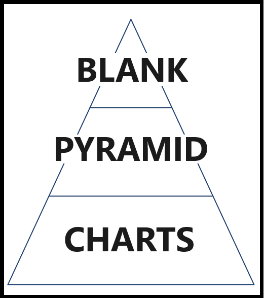 Blank Pyramid Charts - Free to print (PDF files).