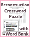 Reconstruction Crossword Puzzle with Word Bank
