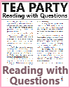 Tea Party Reading with Questions