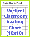 Free Printable 10x10 Vertical Classroom Seating Chart Template