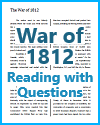 War of 1812 Reading with Questions
