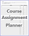 College and High School Course Assignment Planner