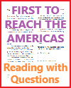 First to Reach the Americas Reading with Questions