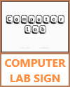 Computer Lab Printable Sign