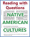 Native American Cultures Reading with Questions