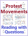 Protest Movements Reading with Questions