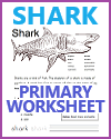 Shark Worksheet for Lower Elementary