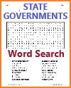 State Governments Word Search Puzzle