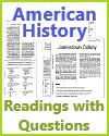 American History Readings with Questions
