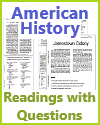 Free Printable APUSH Reading Worksheets with Questions for United States History