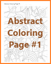 Abstract Coloring Page #1 - Free to print.