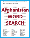 Afghanistan Word Search Puzzle