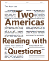 Two Americas Reading with Questions