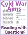 Cold War Aims Reading with Questions