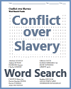 Conflict over Slavery Word Search Puzzle