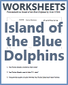 Worksheets to Accompany Island of the Blue Dolphins by Scott O'Dell