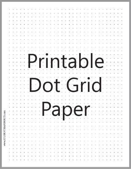 Quarter-inch Square Dot Graph Paper - Free to print (PDF file).